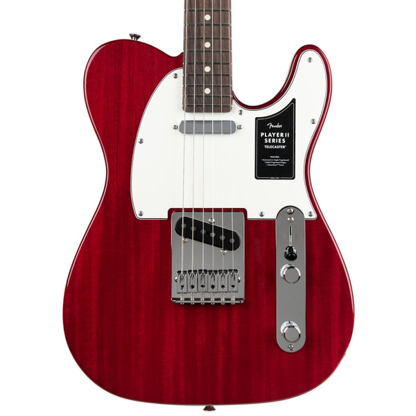 FENDER PLAYER II TELECASTER, ROSEWOOD FINGERBOARD - TRANSPARENT CHERRY