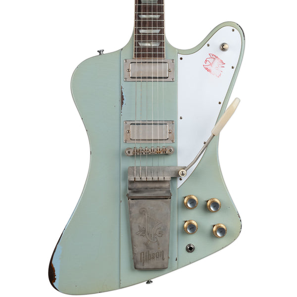 GIBSON CUSTOM SHOP MURPHY LAB 1963 FIREBIRD V - HEAVY AGED FROST BLUE