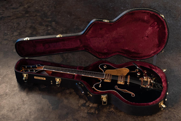 GRETSCH FALCON CENTER BLOCK LTD DOUBLE-CUT WITH STRING-THRU BIGSBY - MIDNIGHT SAPPHIRE