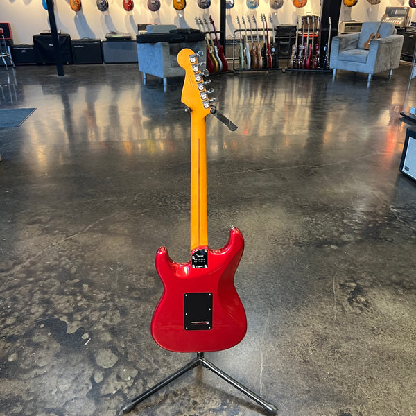 USED FENDER AMERICAN ULTRA II STRATOCASTER HSS - SINISTER RED