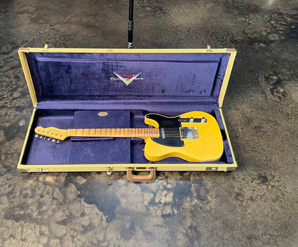 FENDER CUSTOM SHOP 1951 NOCASTER RELIC -  FADED AGED NOCASTER BLONDE