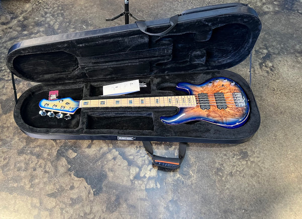 ERNIE BALL MUSIC MAN STINGRAY SPECIAL 5 BALL FAMILY RESERVE - PAUA BLUE BURST
