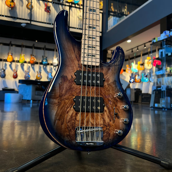 ERNIE BALL MUSIC MAN STINGRAY SPECIAL 5 BALL FAMILY RESERVE - PAUA BLUE BURST