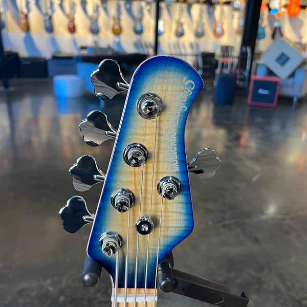 ERNIE BALL MUSIC MAN STINGRAY SPECIAL 5 BALL FAMILY RESERVE - PAUA BLUE BURST