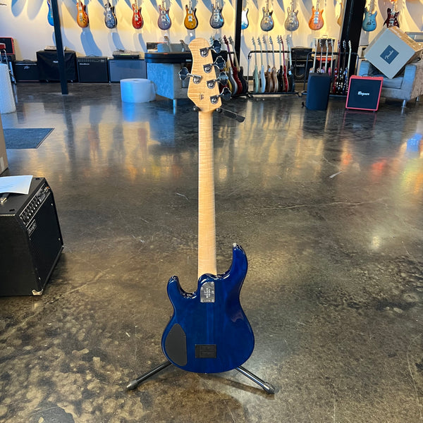 ERNIE BALL MUSIC MAN STINGRAY SPECIAL 5 BALL FAMILY RESERVE - PAUA BLUE BURST