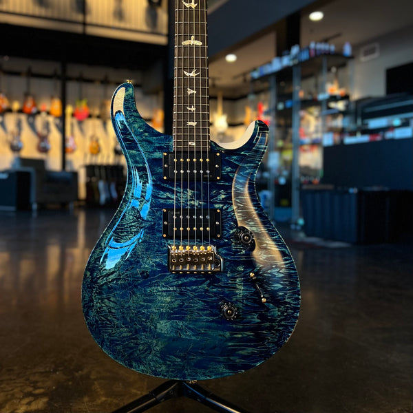 PRS CUSTOM 24 - RIVER BLUE PEARL 10 TOP