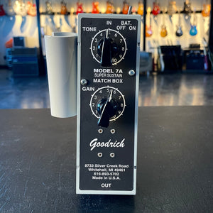 USED GOODRICH SOUND 7A SUPER SUSTAIN MATCH BOX PEDAL | Stang Guitars