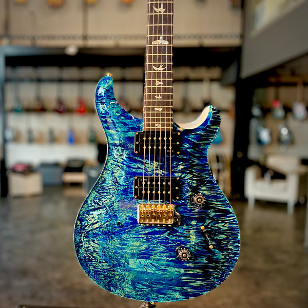 PRS CUSTOM 24 - RIVER BLUE PEARL 10 TOP