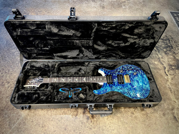 PRS CUSTOM 24 - RIVER BLUE PEARL 10 TOP