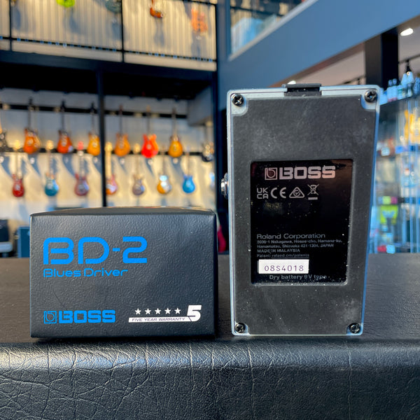 USED BOSS BD-2 BLUES DRIVER WITH BOX