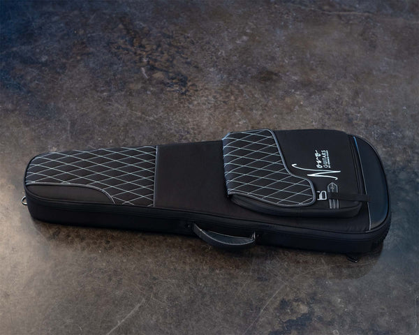 NOVO GUITARS SERUS J - OLYMPIC WHITE OVER CANDY APPLE RED LIMITED EDITION