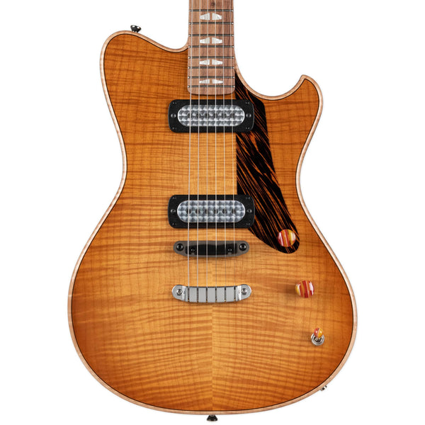 POWERS ELECTRIC GUITAR A-TYPE - WILD HONEY BURST SELECT FLAME HARDTAIL FF42