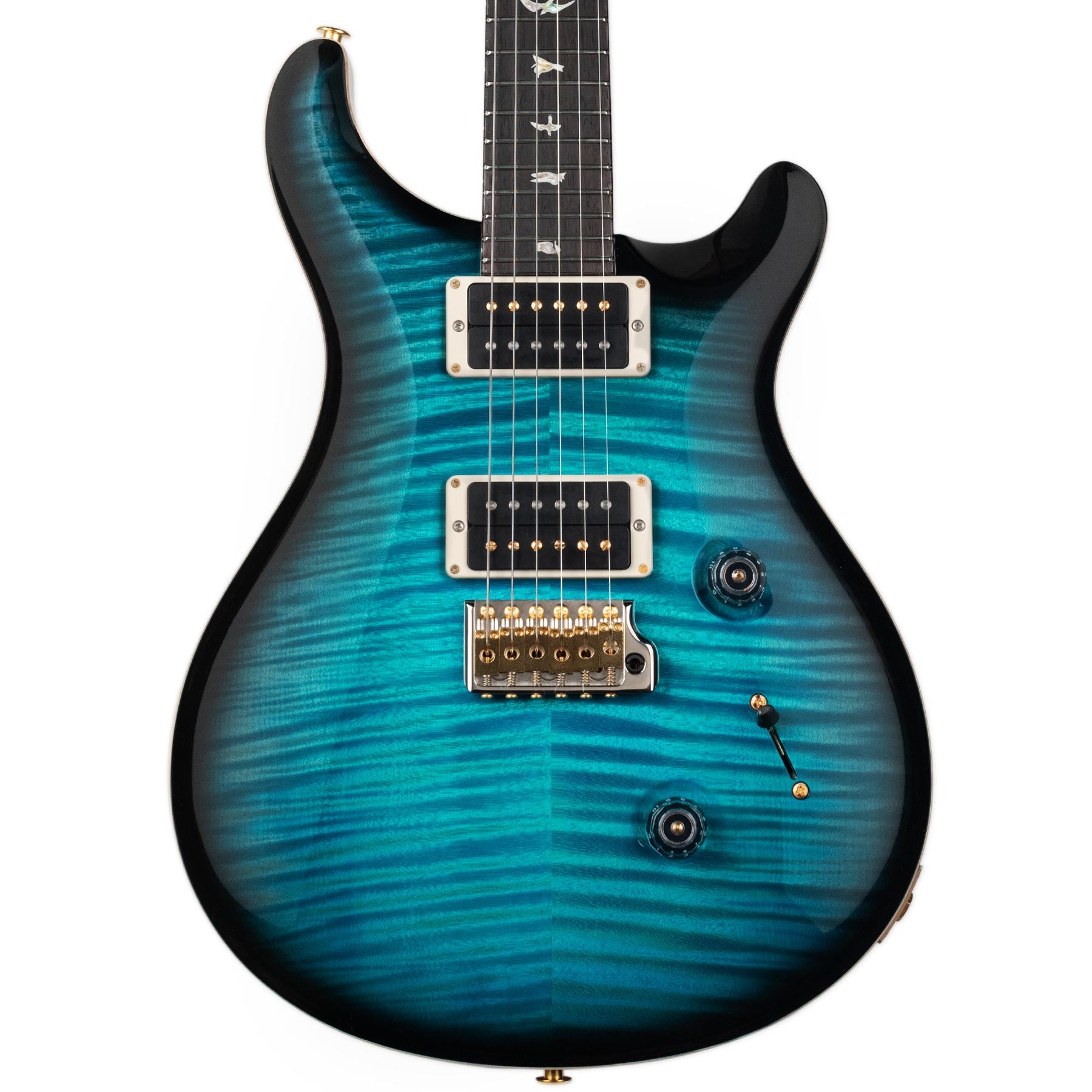 PRS CUSTOM 24 10 TOP  - CUSTOM COLOUR CARROLL BLUE BLACKBURST