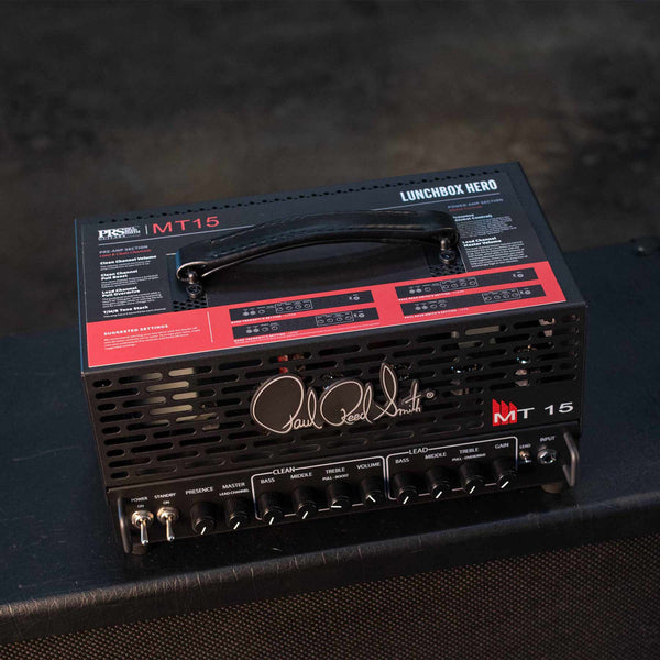 PRS MT-15 V2 MARK TREMONTI SIGNATURE STEALTH 15 WATT GUITAR AMPLIFIER HEAD