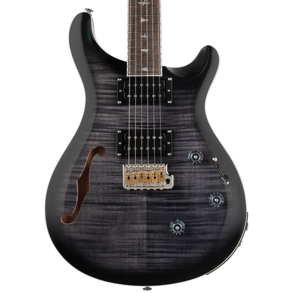 PRS SE CUSTOM 24 SEMI-HOLLOW PIEZO - CHARCOAL BURST