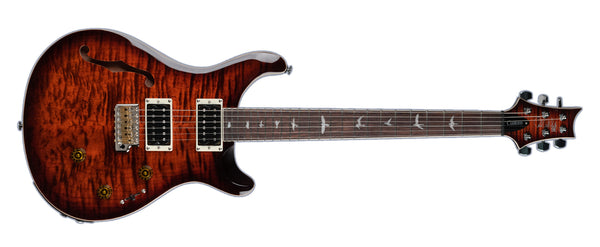 PRS SE CUSTOM 24 SEMI-HOLLOW PIEZO - ORANGE TIGER BURST