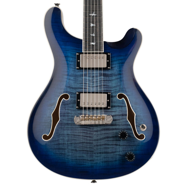 PRS SE HOLLOWBODY II - FADED BLUE BURST WITH CASE