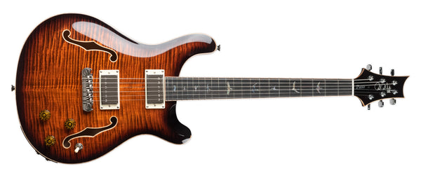 PRS SE HOLLOWBODY II PIEZO - ORANGE TIGER SMOKEBURST WITH CASE