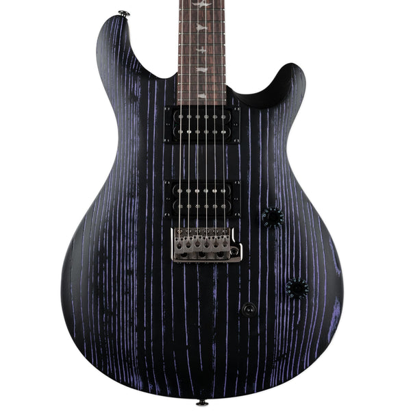 PRS SE SANDBLASTED PURPLE CE 24 LTD, CARVED SWAMP ASH TOP