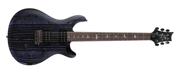 PRS SE SANDBLASTED PURPLE CE 24 LTD, CARVED SWAMP ASH TOP