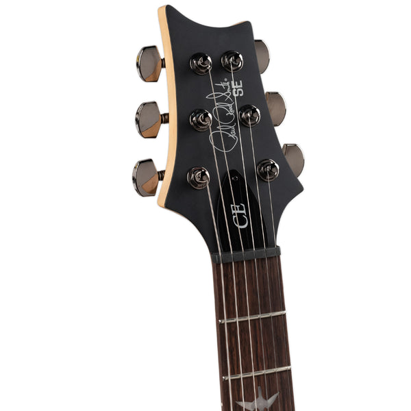 PRS SE SANDBLASTED PURPLE CE 24 LTD, CARVED SWAMP ASH TOP