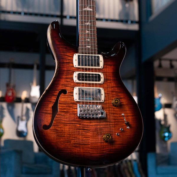 PRS SE SPECIAL SEMI-HOLLOW - ORANGE TIGER SMOKEBURST W/BAG