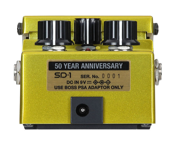 BOSS SD-1 SUPER OVERDRIVE - 50TH ANNIVERSARY SPECIAL EDITION