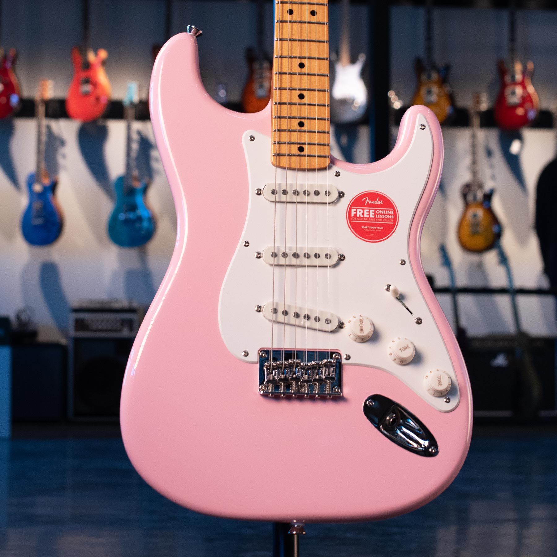 SQUIER CLASSIC VIBE '50S STRATOCASTER HT - SHELL PINK | Stang Guitars