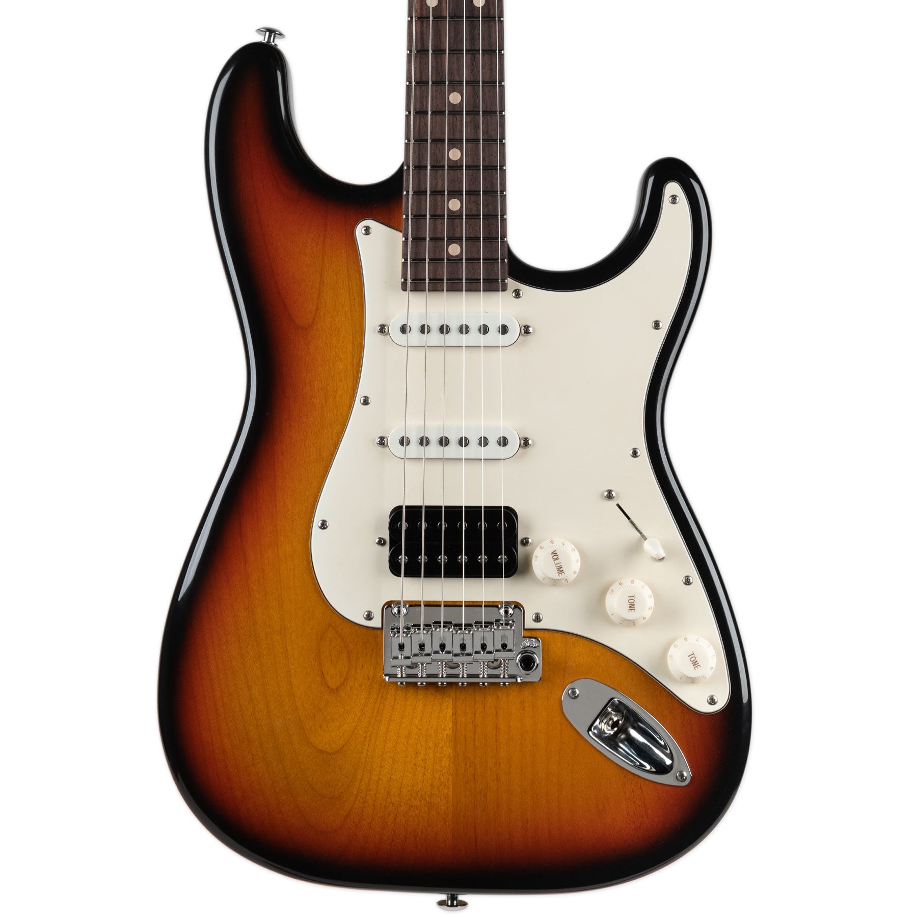 SUHR CLASSIC S ANTIQUE HSS - 3 TONE BURST INDIAN ROSEWOOD FINGERBOARD