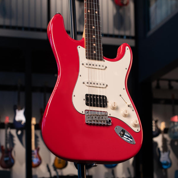 SUHR CLASSIC S, PORSCHE RED, INDIAN ROSEWOOD FINGERBOARD, HSS, SSCII W/BAG