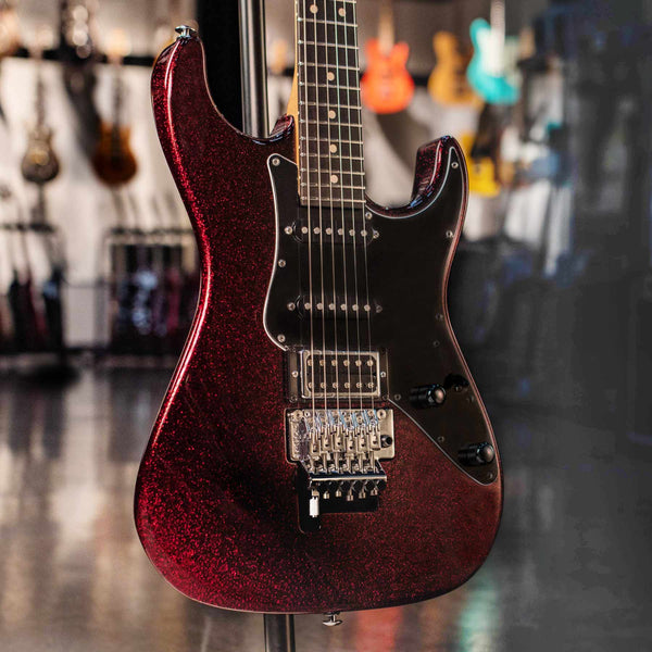 SUHR PETE THORN SIGNATURE SERIES STANDARD, RED SPARKLE, FU-TONE FLOYD, HSS