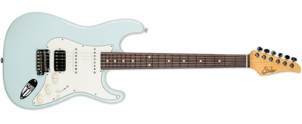 SUHR CLASSIC S, SONIC BLUE, INDIAN ROSEWOOD FINGERBOARD, HSS, SSCII W/BAG