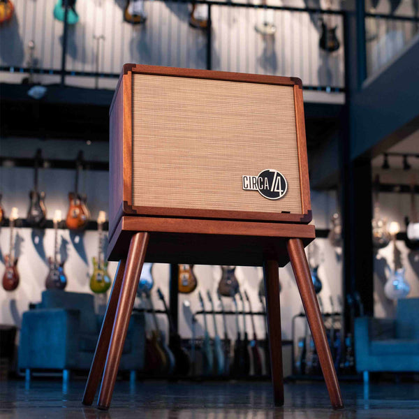 TAYLOR CIRCA 74 ACOUSTIC AMPLIFIER WITH STAND - MAHOGANY