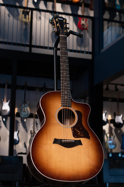 TAYLOR SUNSET BLVD 214CE DLX SHADED EDGE BURST WITH CASE