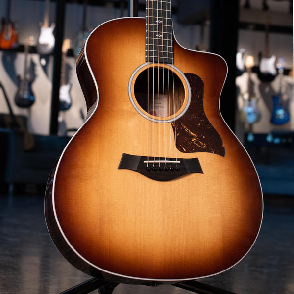 TAYLOR SUNSET BLVD 214CE DLX SHADED EDGE BURST WITH CASE