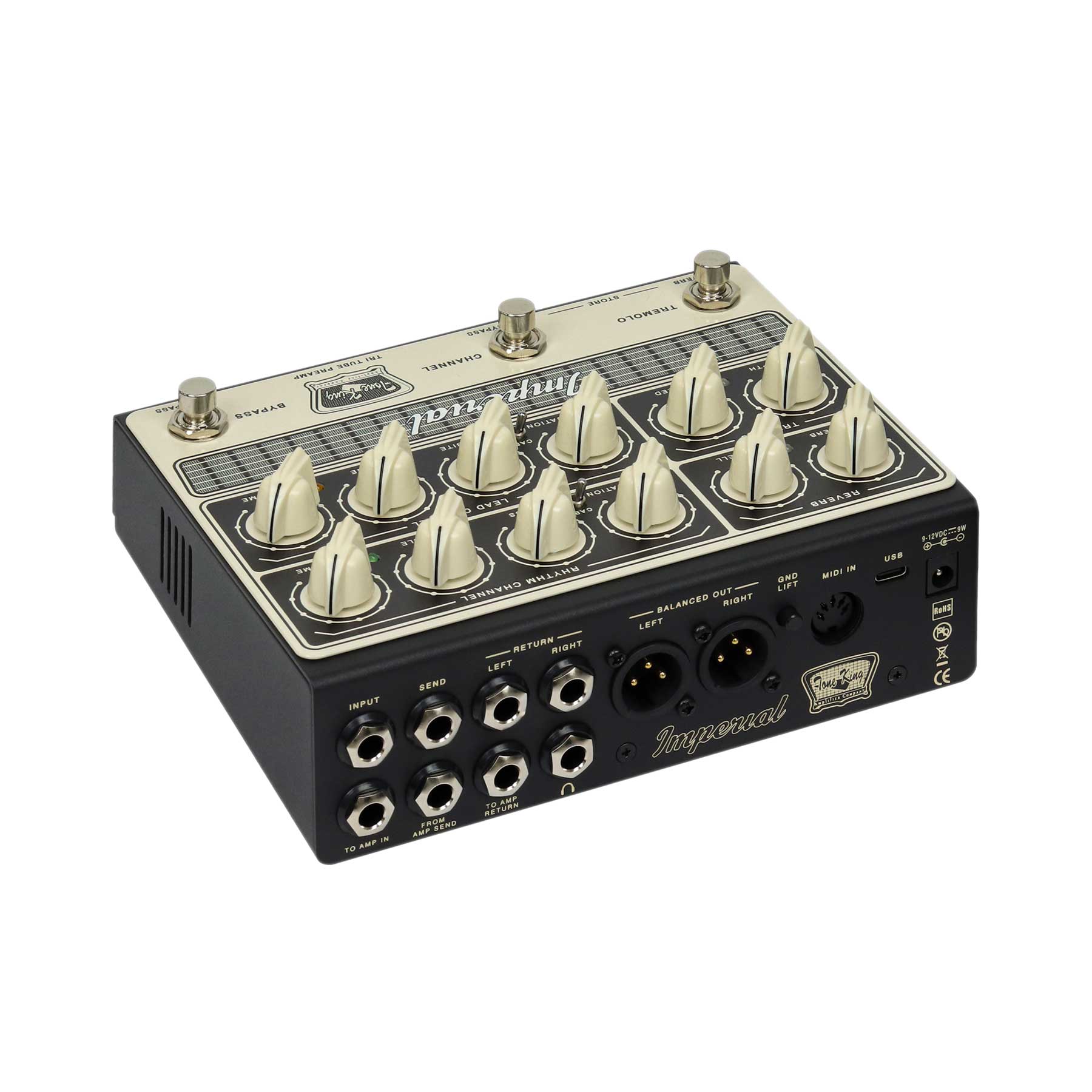 TONE KING IMPERIAL TRI-TUBE PREAMP PEDAL *IN LIMITED STOCK NOW