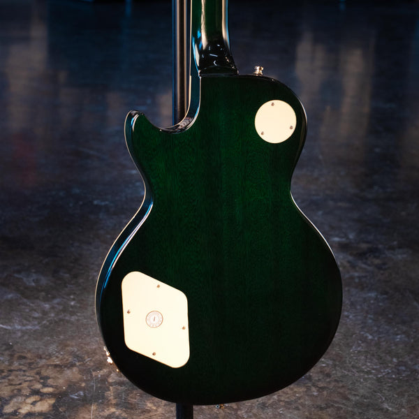 USED 1999 EPIPHONE LES PAUL  GREEN BURST  W/CASE