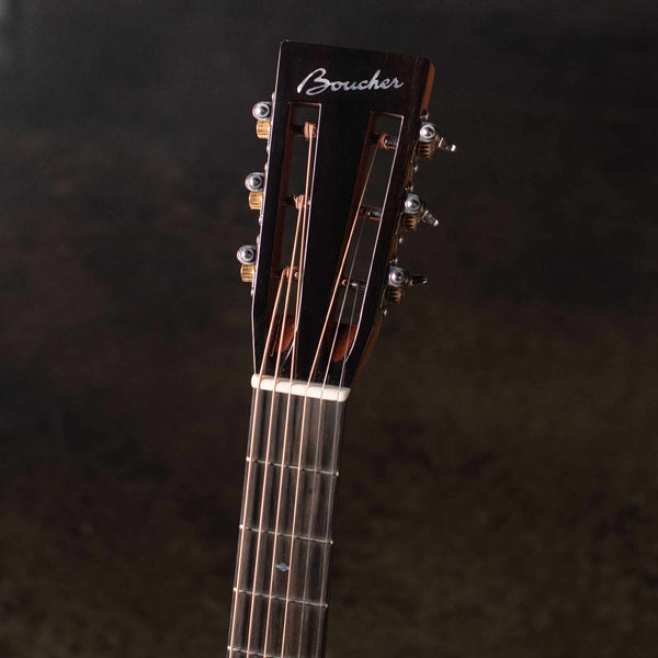 USED BOUCHER LE-SG-241-M 20TH ANNIVERSARY OM - QUILTED SAPELE