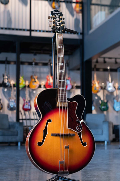 USED EPIPHONE EMPEROR VCSB W/CASE
