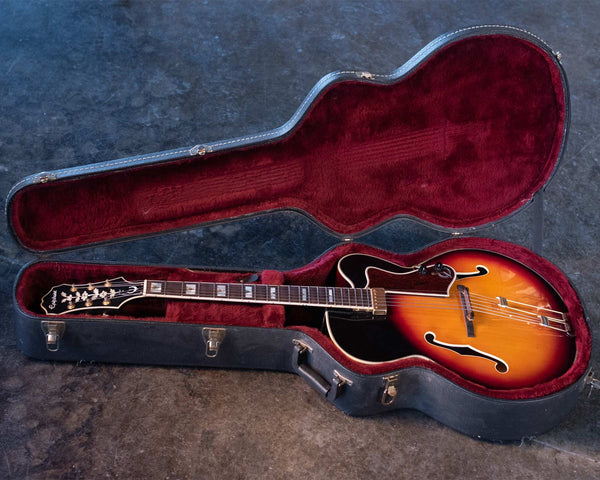 USED EPIPHONE EMPEROR VCSB W/CASE