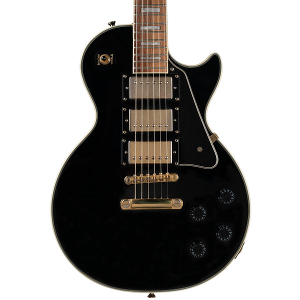 USED EPIPHONE LES PAUL CUSTOM BLACK BEAUTY 3-PICKUP WITH CASE | Stang ...