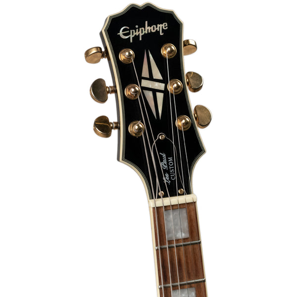 USED EPIPHONE LES PAUL CUSTOM BLACK BEAUTY 3-PICKUP WITH CASE