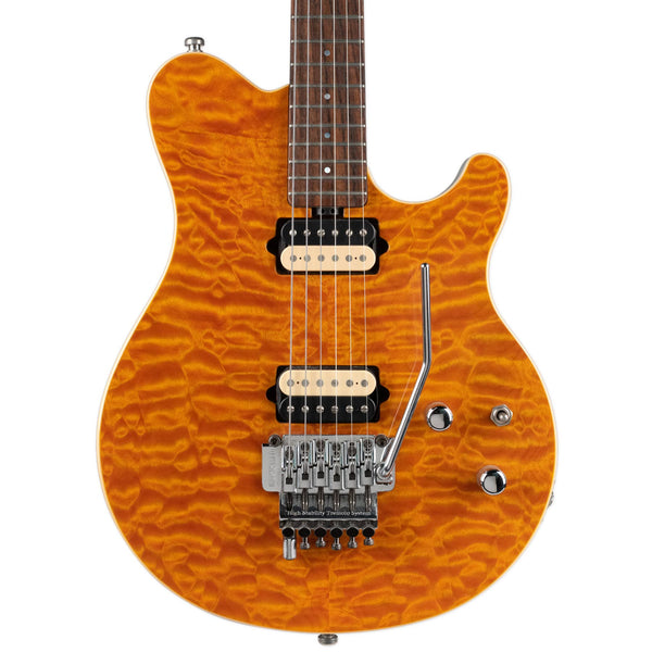 USED ERNIE BALL MUSIC MAN AXIS BFR WITH ALL ROSEWOOD NECK