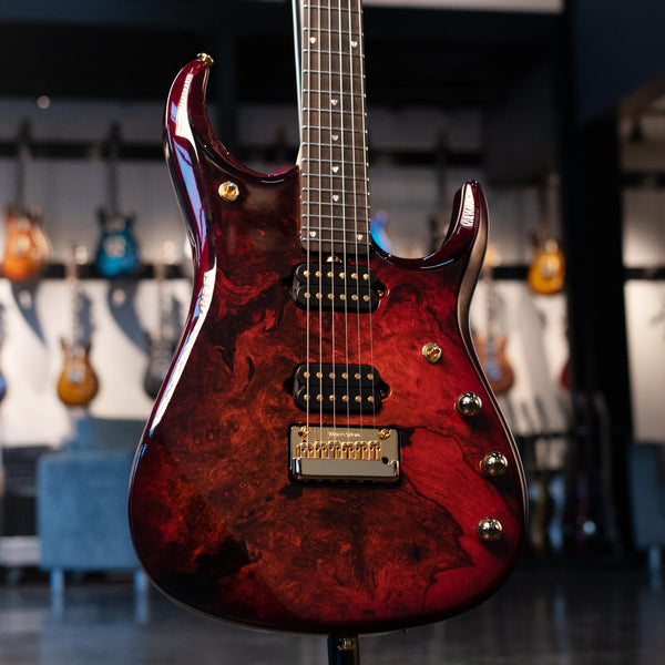 USED ERNIE BALL MUSIC MAN BALL FAMILY RESERVE JP15  - SOLAR FLARE