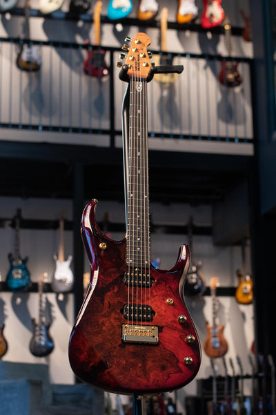 USED ERNIE BALL MUSIC MAN BALL FAMILY RESERVE JP15  - SOLAR FLARE