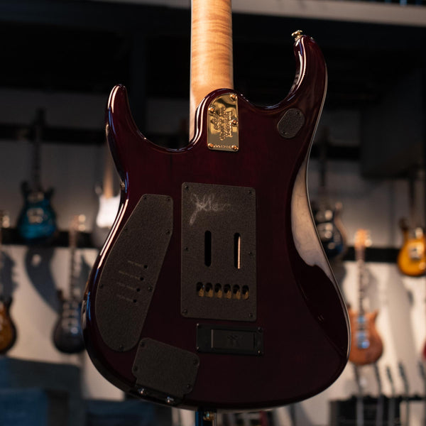 USED ERNIE BALL MUSIC MAN BALL FAMILY RESERVE JP15  - SOLAR FLARE