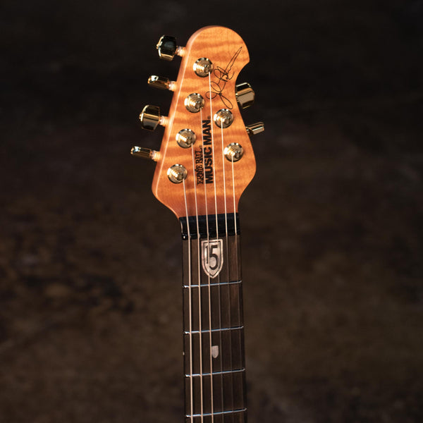 USED ERNIE BALL MUSIC MAN BALL FAMILY RESERVE JP15  - SOLAR FLARE
