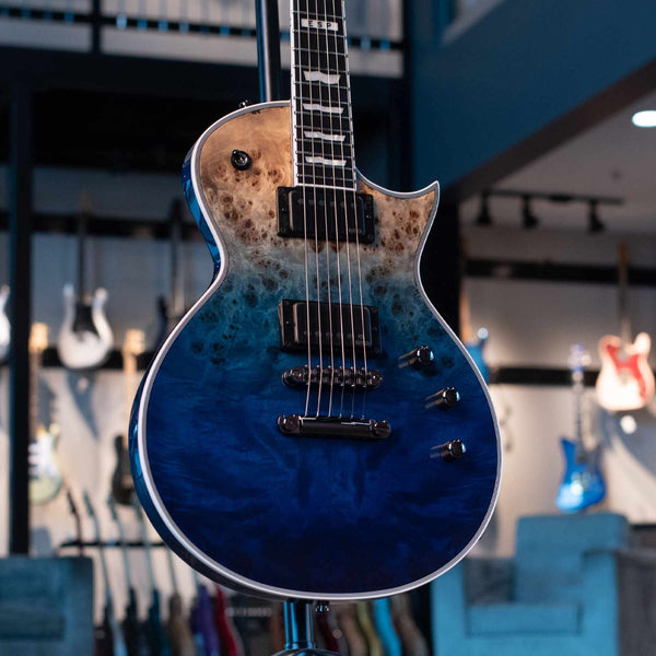 USED ESP E-II ECLIPSE BLUE NATURAL FADE WITH CASE