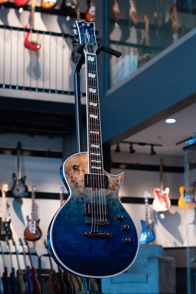 USED ESP E-II ECLIPSE BLUE NATURAL FADE WITH CASE
