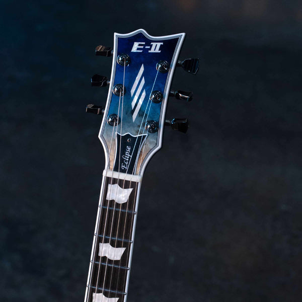 USED ESP E-II ECLIPSE BLUE NATURAL FADE WITH CASE